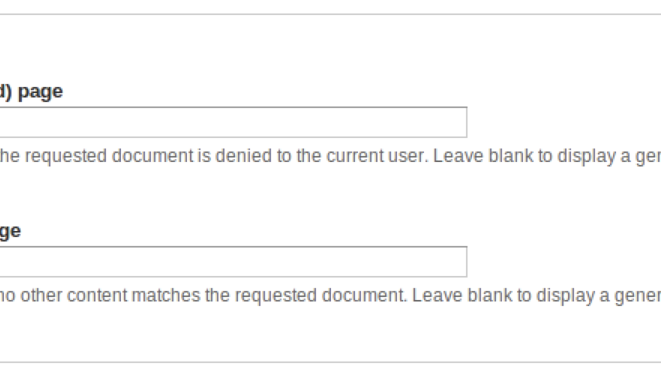 Customize your site’s error pages