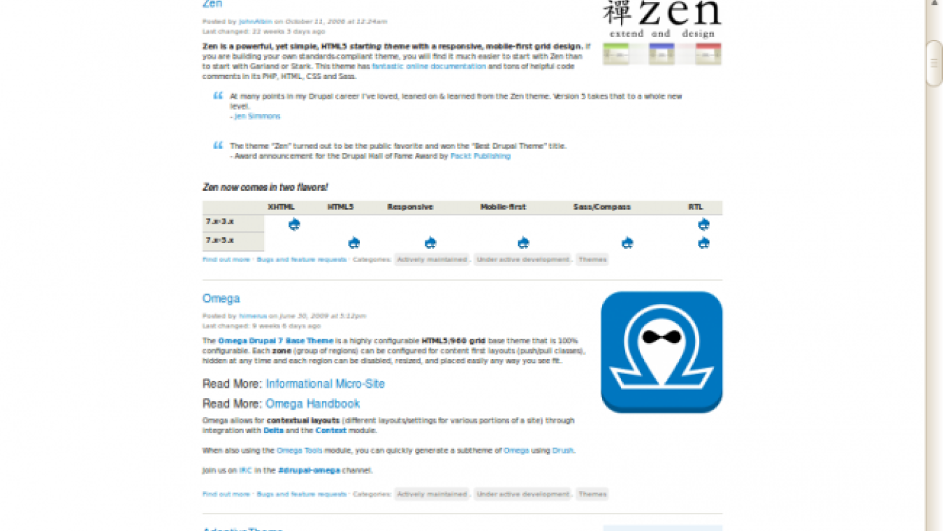 How to choose, download and install additional themes?