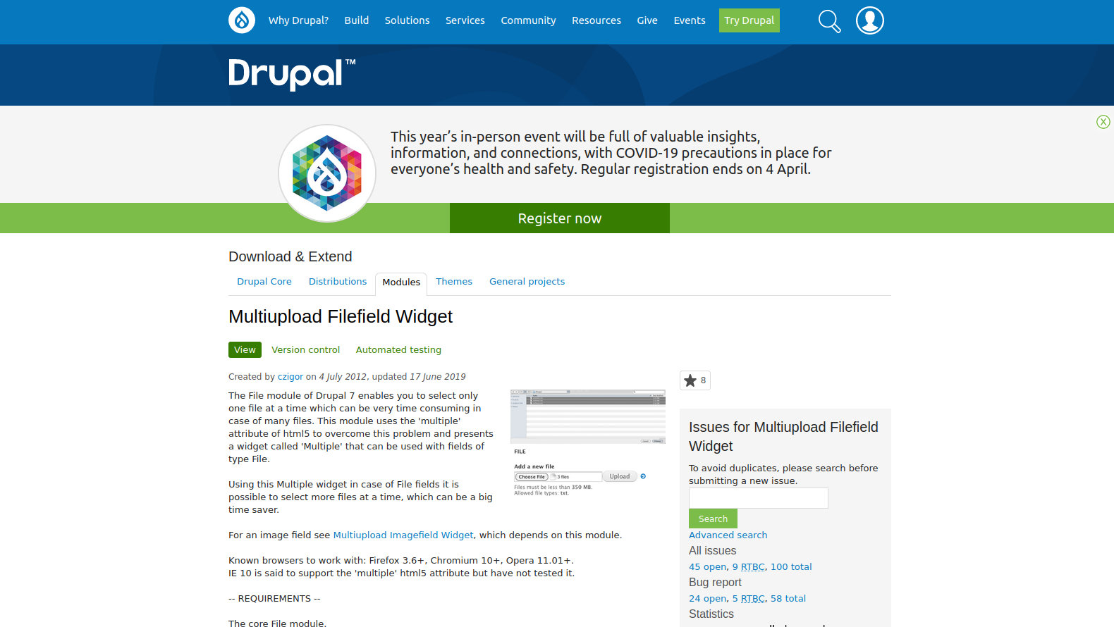 Multiupload Filefield Widget